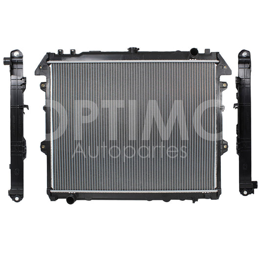 TOYOTA HILUX 2.7L 2006 2007 2008 2009 2010 2011 2012 2013 2014 2015 RADIADOR AGUA C/S AIRE STD 680*550*20MM T/SOLDADO