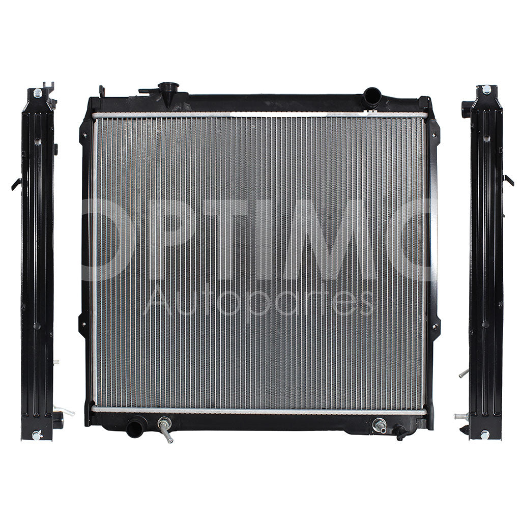 TOYOTA TACOMA 4WD 2.7L/3.4L V6 1995 1996 1997 1998 1999 2000 2001 2002 2003 2004 RADIADOR AGUA C/S AIRE AUT 650*380*26MM T/SOLDADO
