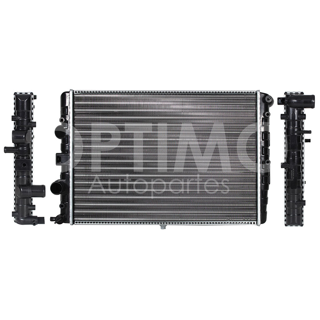 VOLKSWAGEN POINTER 1.8L 1998 1999 2000 2001 2002 2003 2004 2005 2006 2007 2008 2009 RADIADOR AGUA C/S AIRE STD 490*340*32MM (VAGONETA 00-05/PICK-UP 00-09) T/MECANICO