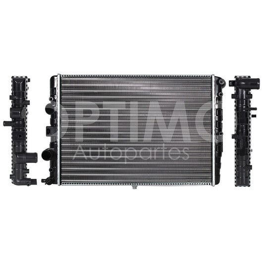 VOLKSWAGEN POINTER 1.8L 1998 1999 2000 2001 2002 2003 2004 2005 2006 2007 2008 2009 RADIADOR AGUA C/S AIRE STD 490*340*32MM (VAGONETA 00-05/PICK-UP 00-09) T/MECANICO