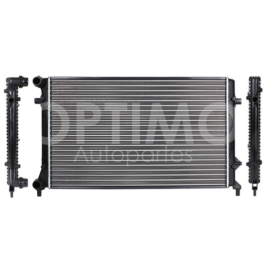 VOLKSWAGEN BORA 2.5L GASOLINA 2006 2007 2008 2009 2010 RADIADOR AGUA C/S AIRE STD/AUT 670*420*22MM T/MECANICO