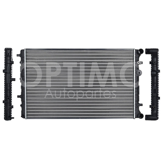 VOLKSWAGEN GOL 1.6L 2008 2009 2010 2011 2012 2013 2014 2015 2016 2017 2018 2019 2020 2021 RADIADOR AGUA C/AIRE STD 650*420*22MM (SAVEIRO 10-23) T/MECANICO