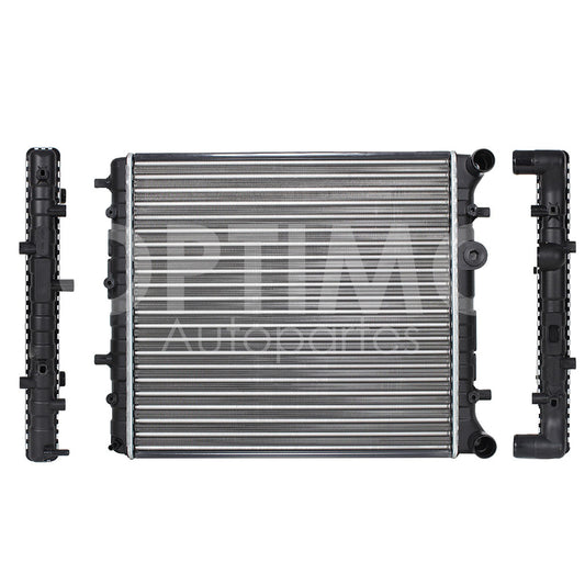 VOLKSWAGEN GOL 1.6L 2008 2009 2010 2011 2012 2013 2014 2015 2016 2017 2018 2019 2020 2021 RADIADOR AGUA S/AIRE STD 450*420*22MM C/TUBO RETORNO (SAVEIRO 10-23) T/MECANICO