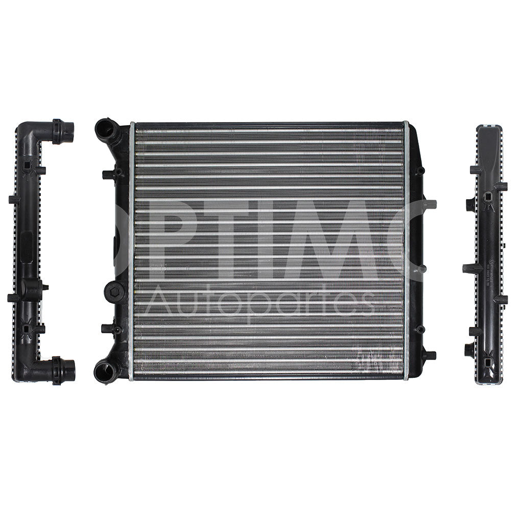 VOLKSWAGEN LUPO/POLO 1.6L 2003 2004 2005 2006 2007 2008 2009 RADIADOR AGUA S/AIRE STD 450*420*26MM (CROSSFOX 07-15/SPORT VAN 07-09/IBIZA-CORDOBA 03-09)T/MECANICO