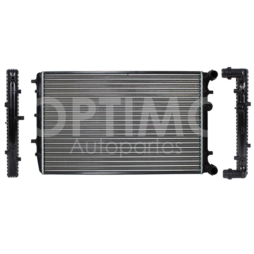 VOLKSWAGEN LUPO/POLO 1.6L 2003 2004 2005 2006 2007 2008 2009 RADIADOR AGUA C/AIRE STD 650*420*22MM (CROSSFOX 07-15/SPORT VAN 07-09/IBIZA-CORDOBA 03-09)T/MECANICO