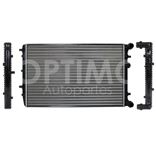 VOLKSWAGEN LUPO/POLO 1.6L 2003 2004 2005 2006 2007 2008 2009 RADIADOR AGUA C/AIRE STD 650*420*22MM (CROSSFOX 07-15/SPORT VAN 07-09/IBIZA-CORDOBA 03-09)T/MECANICO