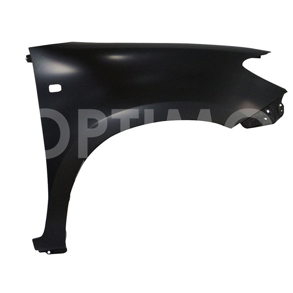 TOYOTA HILUX 2WD 2006 2007 2008 2009 2010 2011 SALPICADERA DER C/HOYO P/CUARTO S/MOLDURA (COLOR/NEGRO)