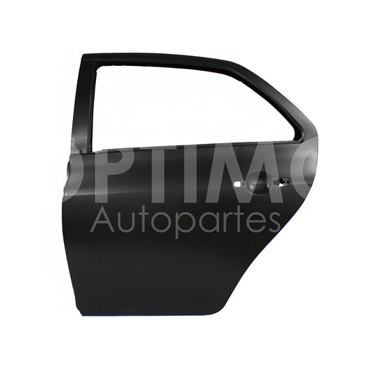 TOYOTA YARIS SEDAN 2006 2007 2008 2009 2010 2011 2012 2013 2014 2015 PUERTA TRASERA IZQ (COLOR/NEGRO) 4PTAS