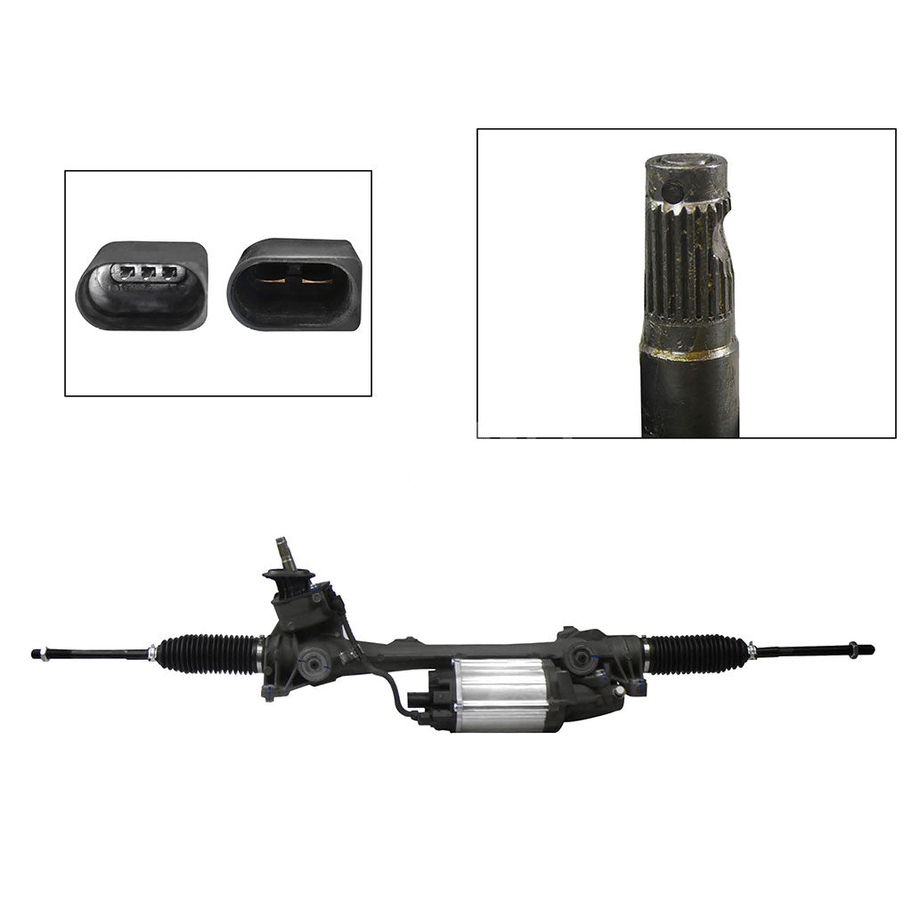 VOLKSWAGEN BORA 2.0L 2006 2007 2008 2009 2010 CAJA DE DIREC ELECTRONICA C/MODULO CHICO C/SENSOR C/BIEL S/TER (JT A6 GLI/BEETLE/GOLF A5-A6/PASSAT)
