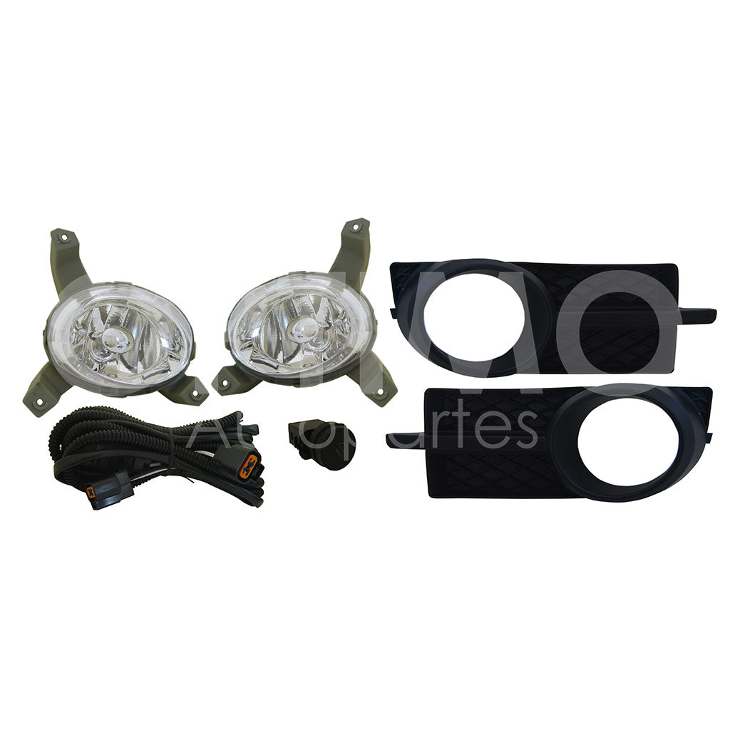CHEVROLET AVEO 1.6L 2007 2008 2009 2010 2011 JGO FARO MARCO NEGRO (2007/2011) AVEO