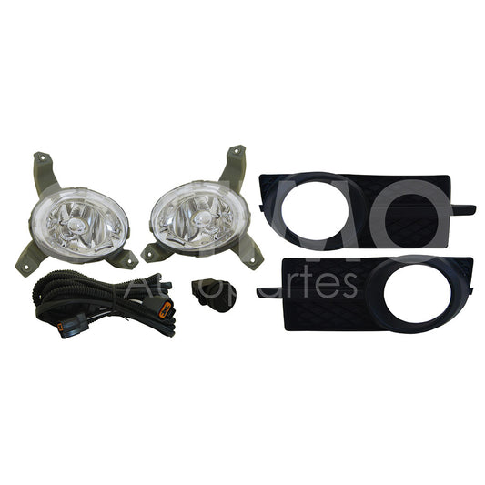 CHEVROLET AVEO 1.6L 2007 2008 2009 2010 2011 JGO FARO MARCO NEGRO (2007/2011) AVEO