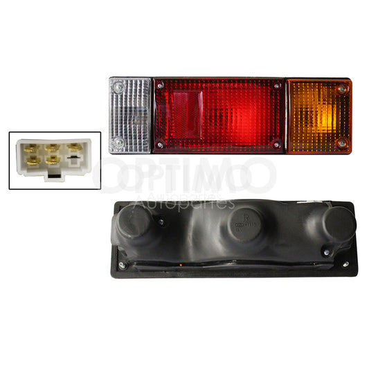 1997 - 2000  NISSAN TS-III CALAVERA IZQ C/ARNES (ROJO/AMBAR/BLANCO)