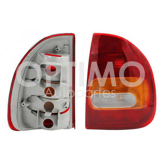 1994 - 2000  CHEVROLET CHEVY 3PTAS CALAVERA IZQ S/ARNES (POP/JOY) (ROJO/AMBAR/BLANCO)