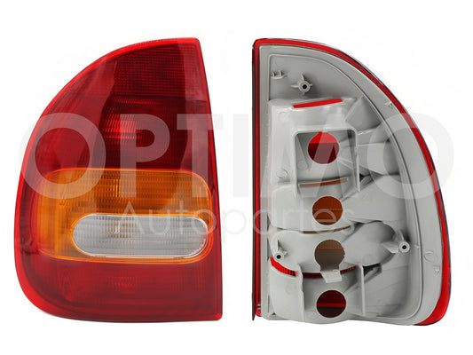 1994 - 2000  CHEVROLET CHEVY 4PTAS CALAVERA DER S/ARNES (MONZA) (ROJO/AMBAR/BLANCO)