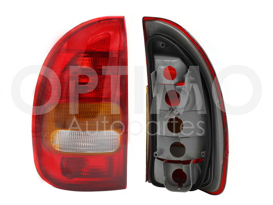 1994 - 2000  CHEVROLET CHEVY 5PTAS CALAVERA DER S/ARNES (VAGONETA/PICK-UP) (ROJO/AMBAR/BLANCO)