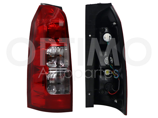 Calavera derecho c/arnes clara (rojo/blanco/blanco) compatible con | compatible con CHEVROLET TORNADO VAN 2021 2022 2023 2024