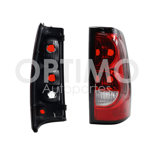 2007 - 2013  CHEVROLET SILVERADO 1500/2500 CALAVERA IZQ S/ARNES (CHEYENNE 2500 07-13) (ROJO/BLANCO/ROJO)