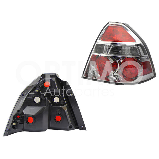 CHEVROLET AVEO 2007 2008 2009 2010 2011 CALAVERA DER S/ARNES F/CROMADO C/MICAS ROJAS (AVEO 2017)