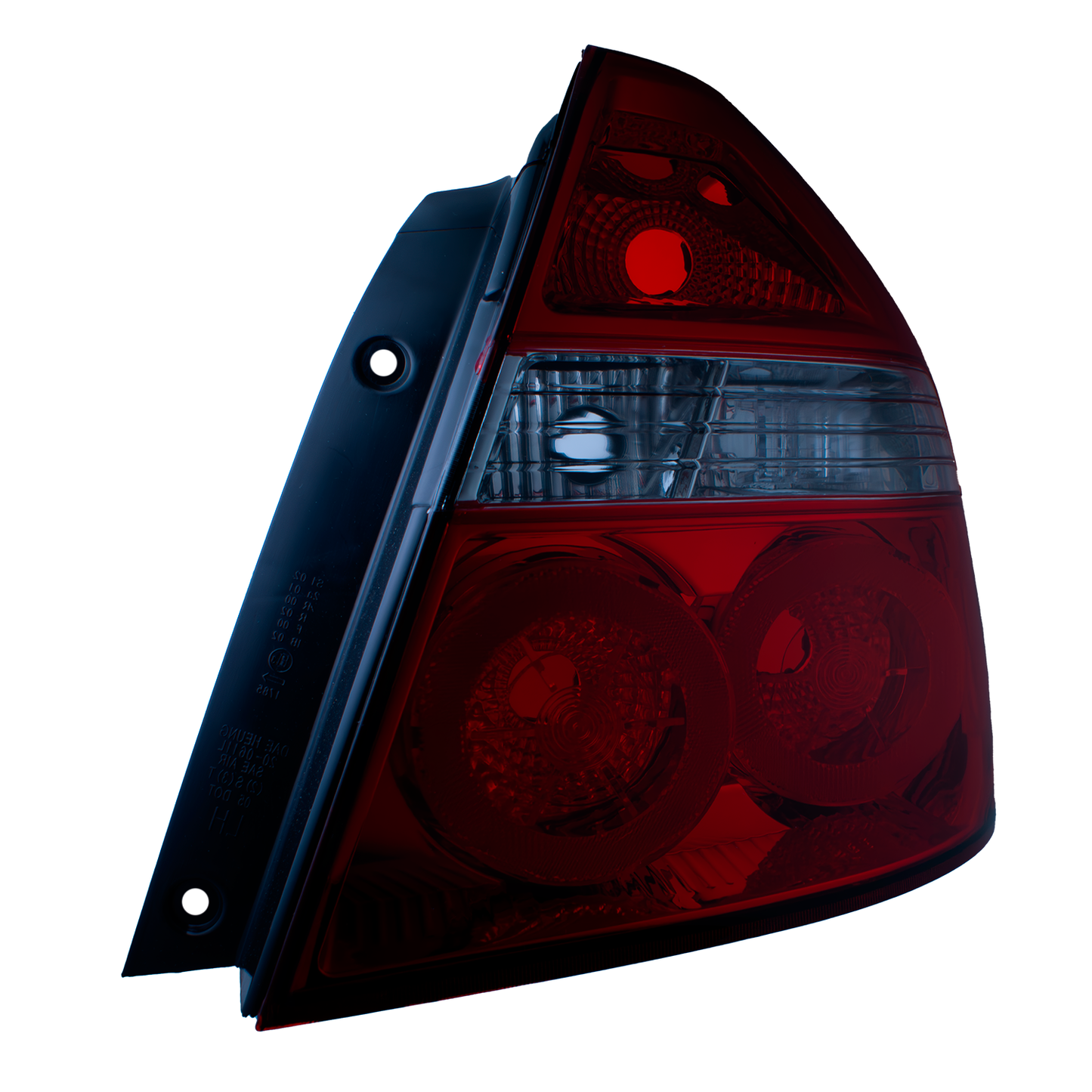 Calavera Derecha compatible con Aveo 2012 2013 2014 2015 2016 2017 | Sin Arnes | Color Rojo y Blanco |