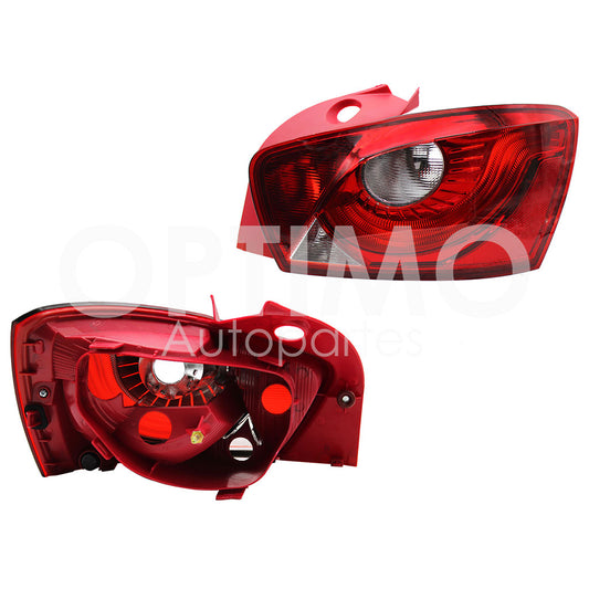 SEAT IBIZA 2010 2011 2012 2013 2014 2015 2016 2017 CALAVERA DER S/ARNES 5PTAS (ROJO/BLANCO/BLANCO)