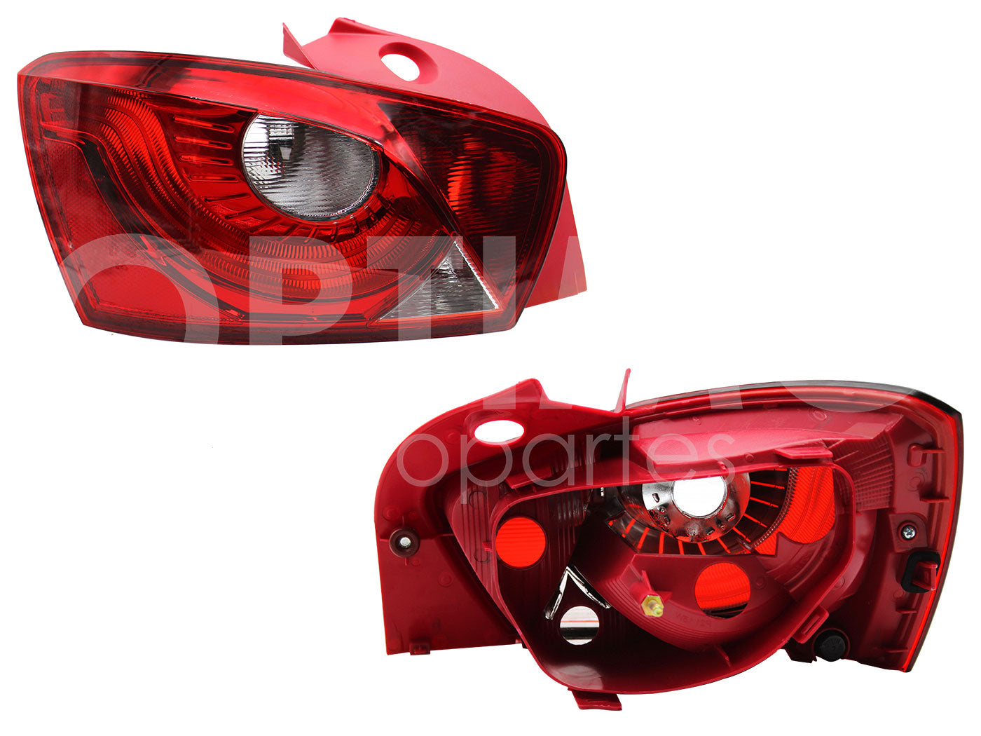 SEAT IBIZA 2010 2011 2012 2013 2014 2015 2016 2017 CALAVERA IZQ S/ARNES 5PTAS (ROJO/BLANCO/BLANCO)