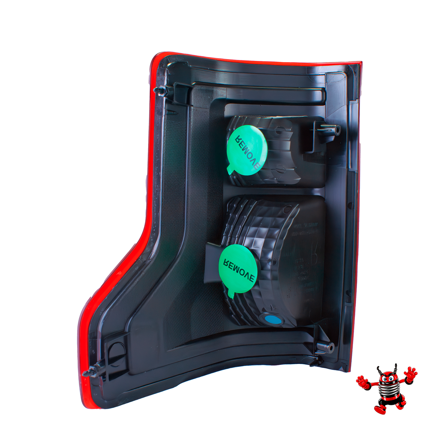 Calavera Izquierda Compatible con F-150 2015-2017 S/ARNES (BLANCO/ROJO/BLANCO)