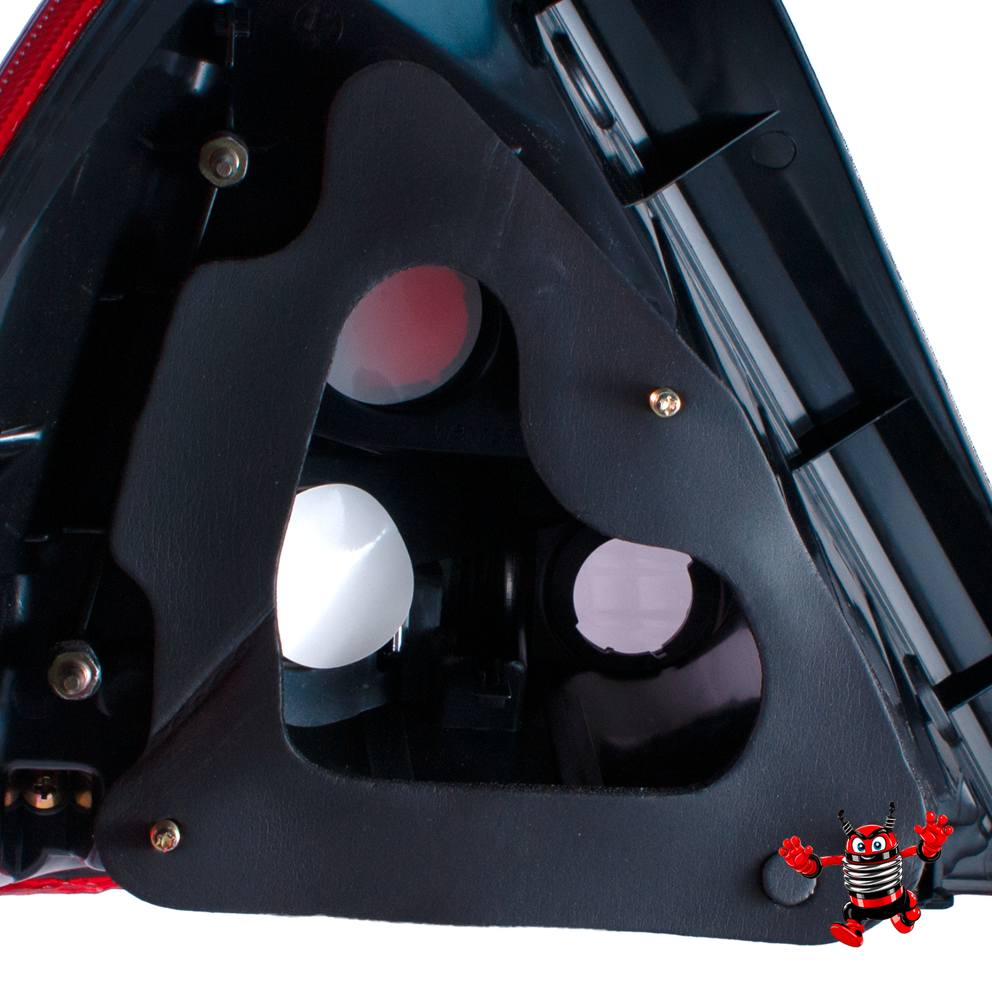 Calavera Derecha compatible con Tiida Sedan 2006 2007 2008 2009 2010 2011 2012 2013 2014 2015 2016 2017 | Sin Arnes | 4 Puertas | Rojo Blanco