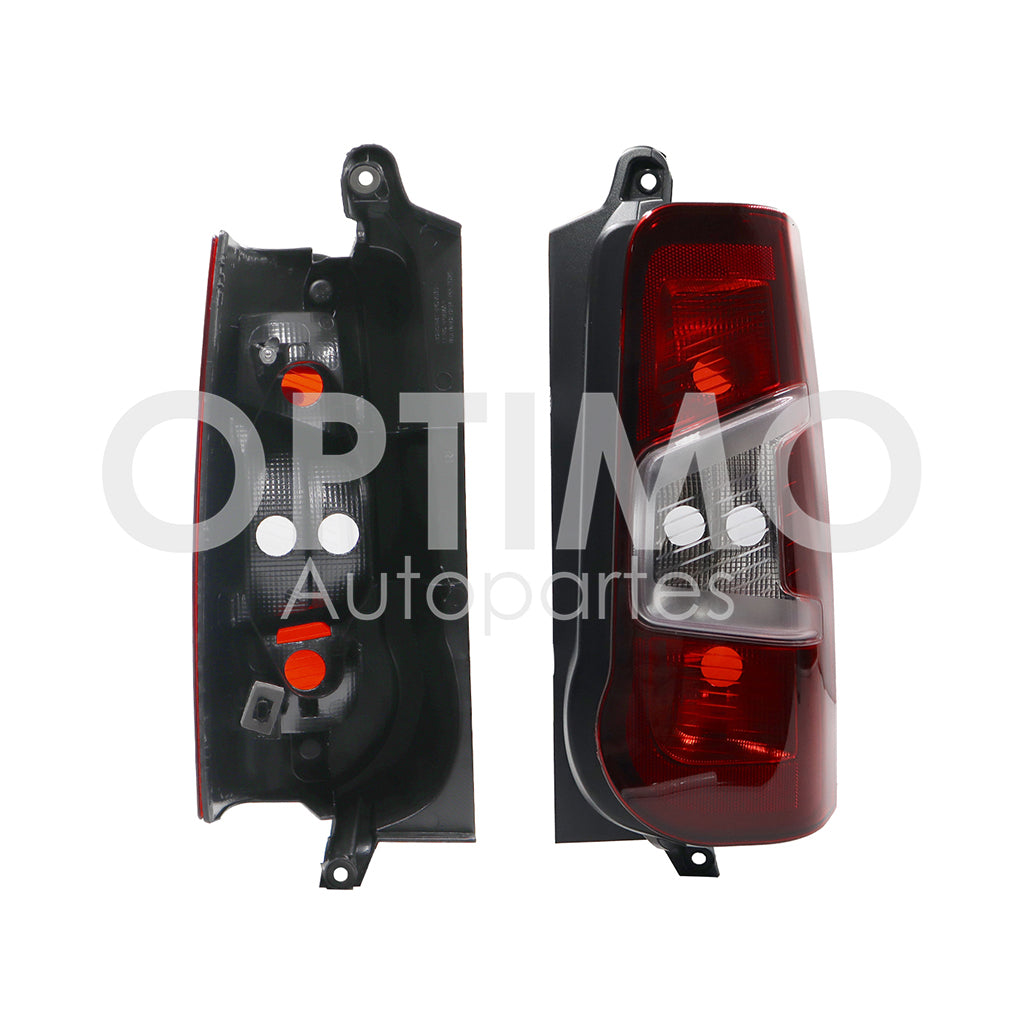 CALAVERA izquierdo S/ARNES OSCURA (ROJO/BLANCO/ROJO) COMPATIBLE CON PEUGEOT PARTNER MAXI2013-2019