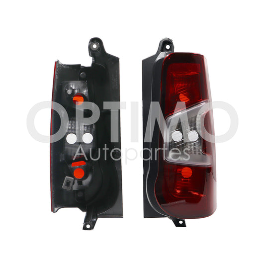 CALAVERA izquierdo S/ARNES OSCURA (ROJO/BLANCO/ROJO) COMPATIBLE CON PEUGEOT PARTNER MAXI2013-2019