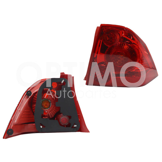 PEUGEOT PG-307 SEDAN 2006 2007 2008 2009 CALAVERA DER C/ARNES (TODO ROJO) 4PTAS