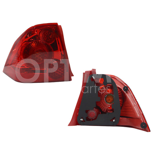 PEUGEOT PG-307 SEDAN 2006 2007 2008 2009 CALAVERA IZQ C/ARNES (TODO ROJO) 4PTAS