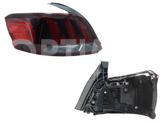 PEUGEOT PG-301 2018 2019 2020 2021 2022 CALAVERA IZQ C/ARNES OSCURA (ROJO/BLANCO)