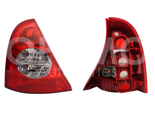 RENAULT CLIO 2002 2003 2004 2005 2006 2007 2008 2009 2010 CALAVERA IZQ S/ARNES (ROJO/BLANCO)