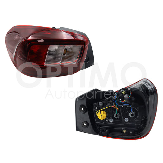 2023 - 2024  RENAULT KWID CALAVERA DER C/ARNES CLARA C/DRL (ROJO/BLANCO/BLANCO)