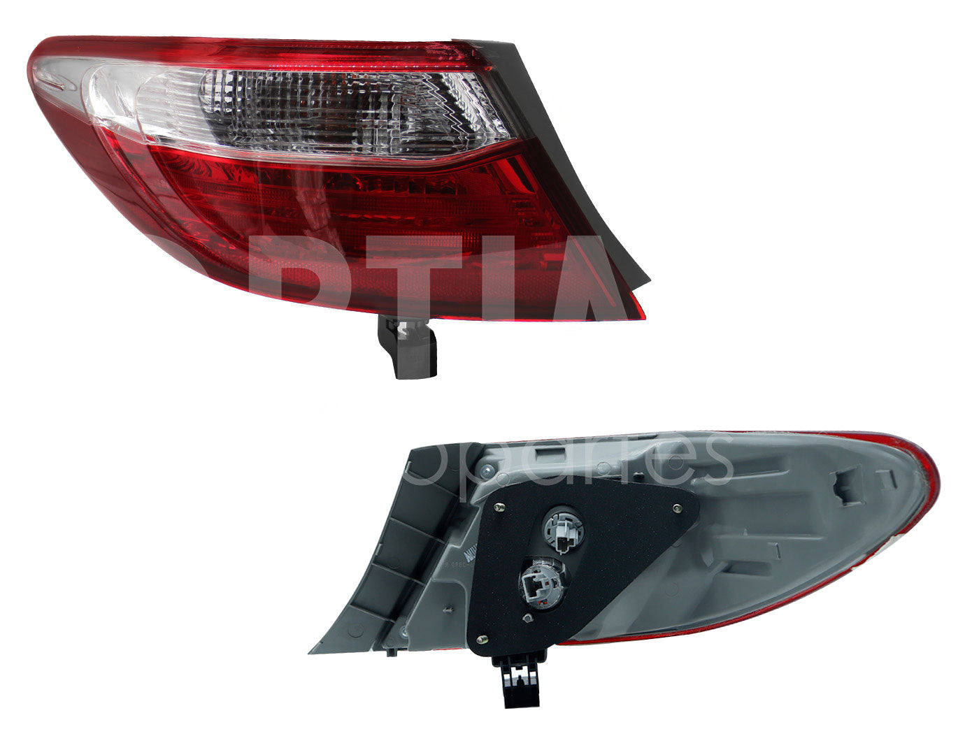 TOYOTA CAMRY 2015 2016 2017 CALAVERA IZQ EXT C/ARNES CLARA (ROJO/BLANCO)