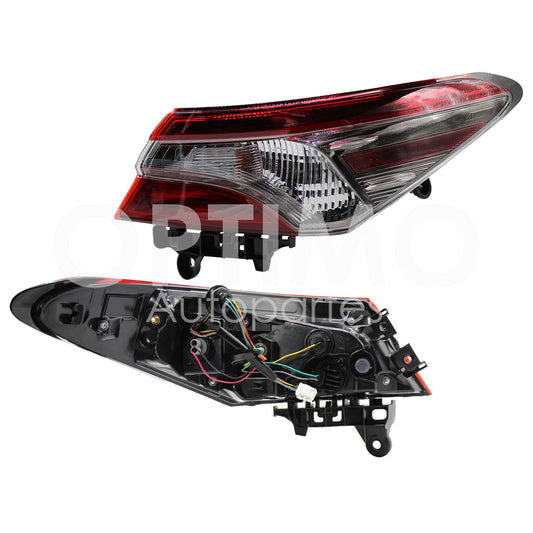 TOYOTA CAMRY 2018 2019 2020 2021 2022 2023 2024 CALAVERA DER EXT C/ARNES OSCURA (ROJO/BLANCO)