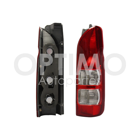 2023 - 2024  TOYOTA YARIS SEDAN CALAVERA IZQ EXT C/ARNES C/LED S/DRL OSCURA (VERSION BASE) (ROJO/BLANCO/ROJO)