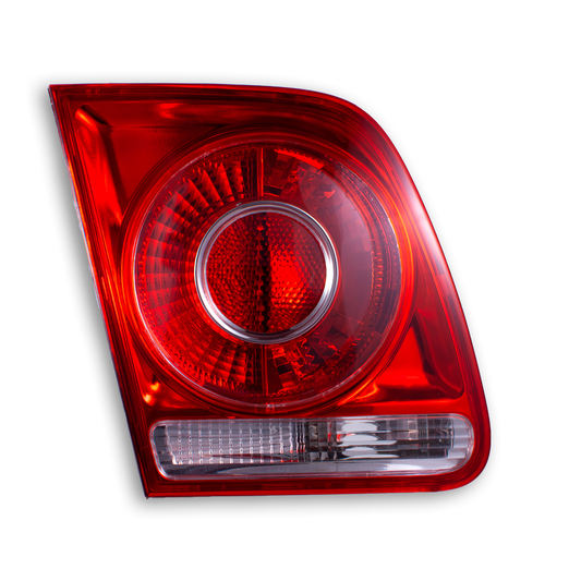 Calavera Izquierdo Interior sin Arnes Clara Compatible con VW Jetta Clasico 2008 2009 2010 2011 2012 2013 2014 2015 | Rojo Blanco