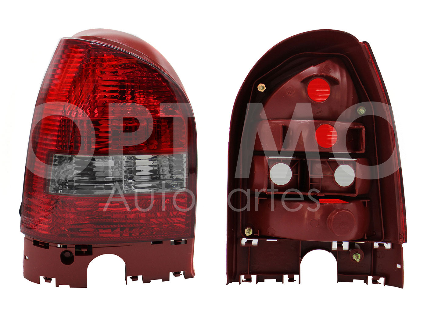 VOLKSWAGEN POINTER 3-5PTAS 2000 2001 2002 2003 2004 2005 CALAVERA IZQ S/ARNES OSCURA (ROJO/BLANCO HUMO)