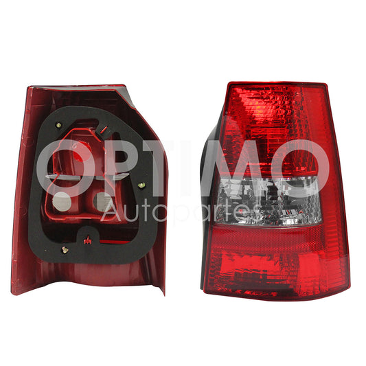 VOLKSWAGEN POINTER VAGONETA 2004 2005 CALAVERA DER S/ARNES OSCURA (ROJO/BLANCO HUMO)