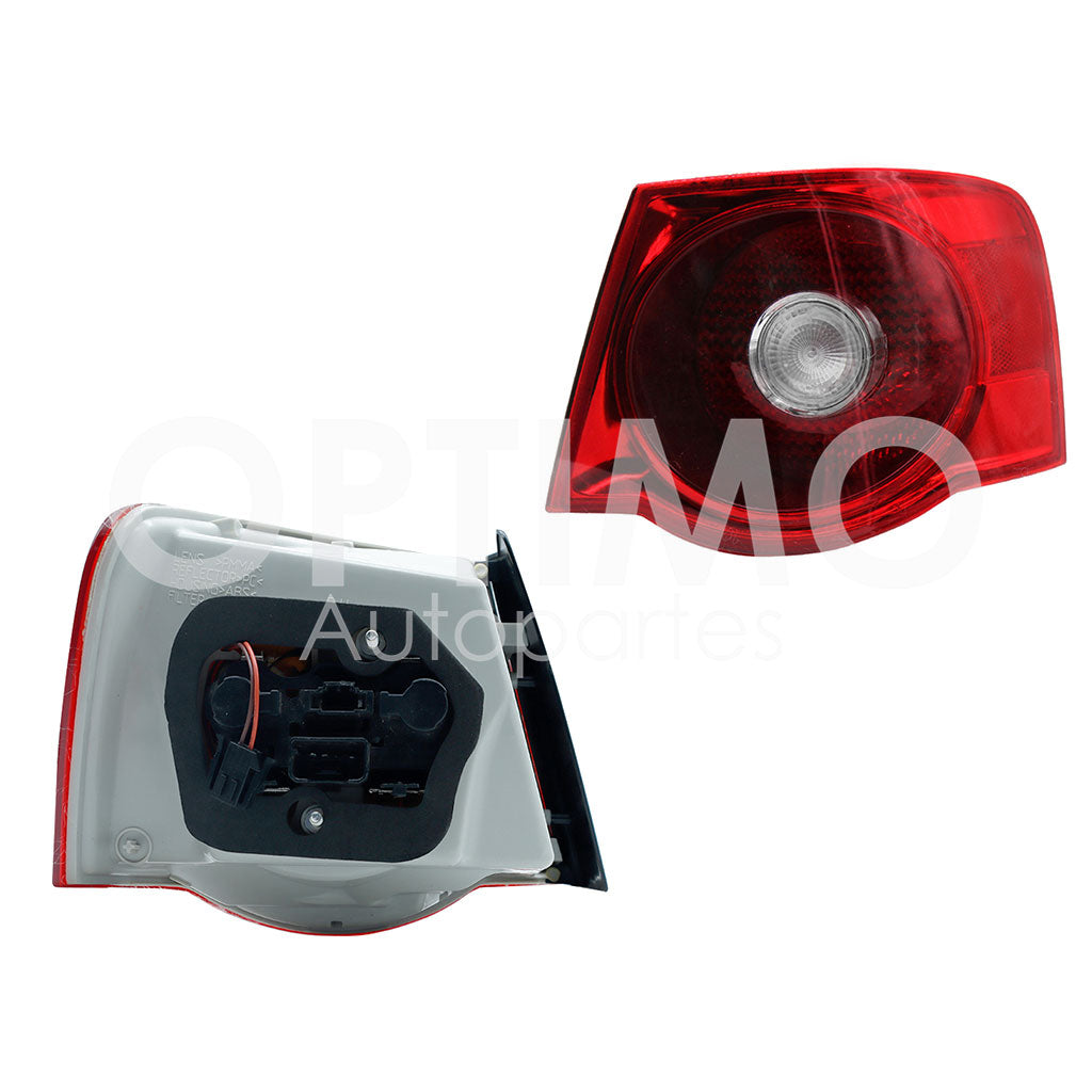 VOLKSWAGEN BORA 2006 2007 2008 2009 2010 CALAVERA DER EXT C/ARNES (ROJO/BLANCO)