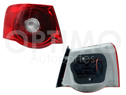 2006 - 2010  VOLKSWAGEN BORA CALAVERA DER EXT C/ARNES (ROJO/BLANCO)