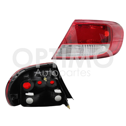 2006 - 2010  VOLKSWAGEN BORA GLI CALAVERA IZQ INT S/ARNES (MODELO EUROPEO) (ROJO/BLANCO/BLANCO)