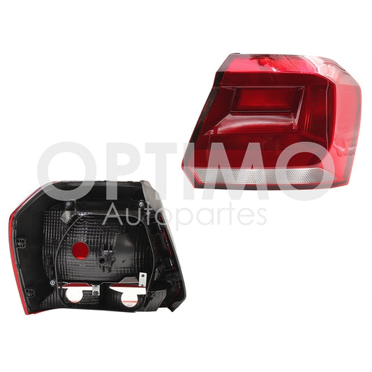 2013 - 2019  VOLKSWAGEN GOL SEDAN CALAVERA IZQ EXT S/ARNES CLARA 4PTAS (BLANCO/ROJO)