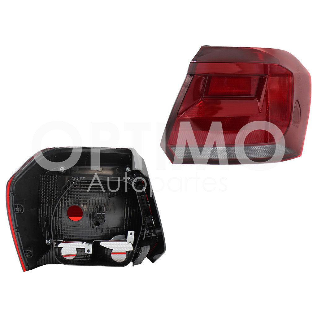 VOLKSWAGEN GOL H-BACK 2017 2018 2019 2020 2021 CALAVERA DER S/ARNES OSCURA 5PTAS (ROJO/BLANCO)