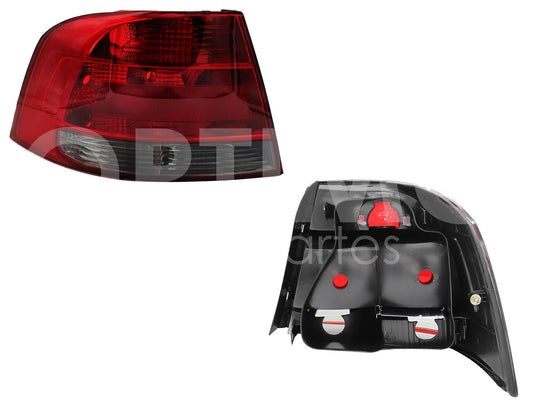 VOLKSWAGEN GOL SEDAN 2008 2009 2010 2011 2012 CALAVERA IZQ S/ARNES OSCURA 4PTAS (ROJO/HUMO)