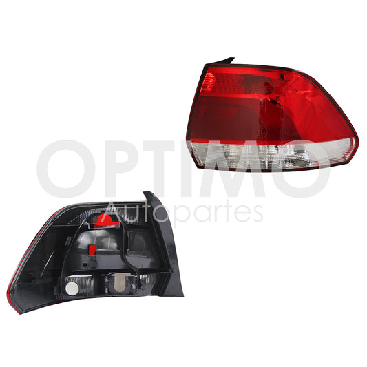 2013 - 2016  VOLKSWAGEN GOL H-BACK CALAVERA IZQ S/ARNES CLARA 5PTAS (ROJO/BLANCO)