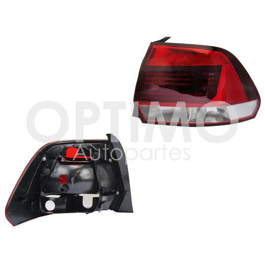 2014 - 2015  VOLKSWAGEN VENTO CALAVERA IZQ S/ARNES (ROJO/BLANCO)