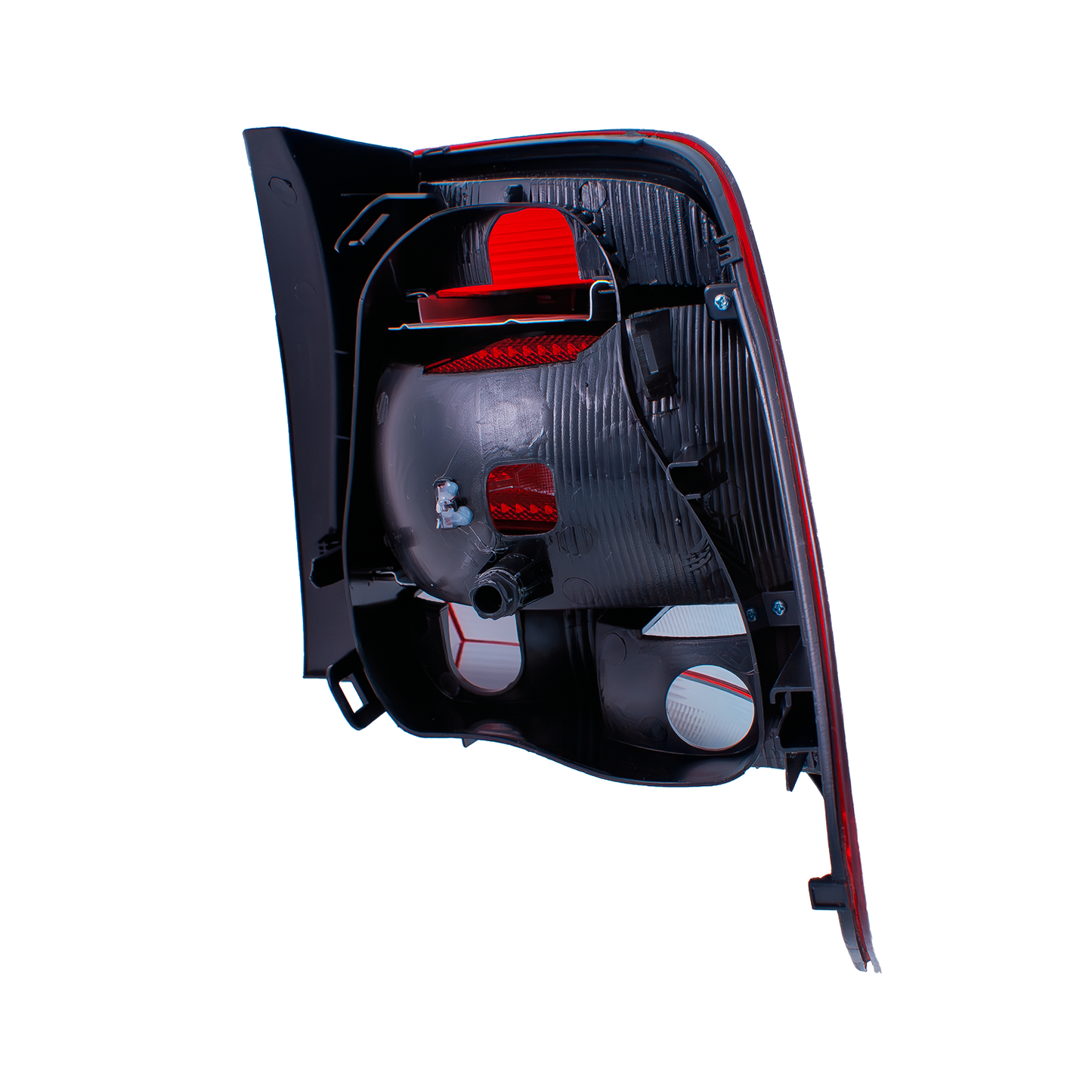 Calavera Izquierda Compatible con VW Vento 2016 2017 2018 2019 2020 2021 2022 | Sin Arnes | Color Rojo con Blanco