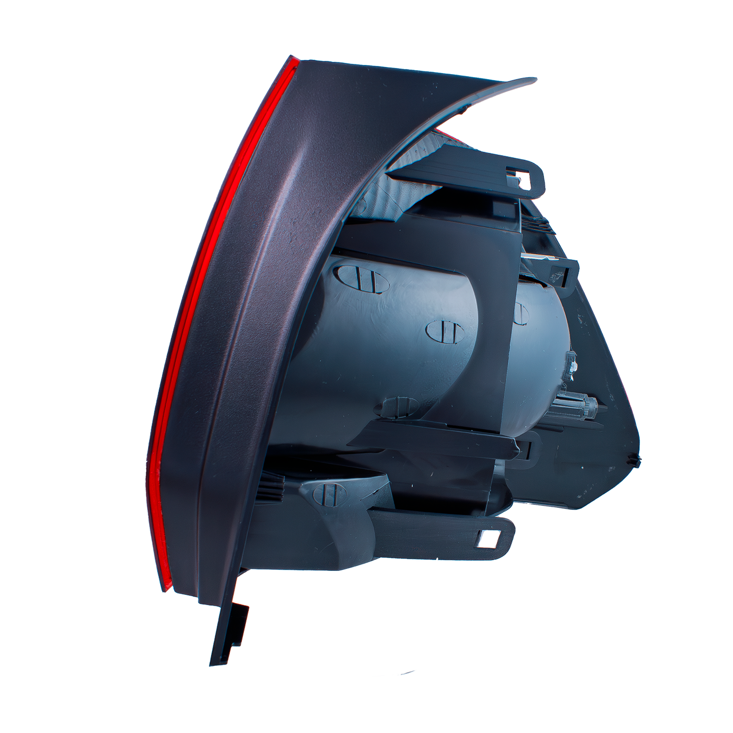 Calavera Izquierda Compatible con VW Vento 2016 2017 2018 2019 2020 2021 2022 | Sin Arnes | Color Rojo con Blanco